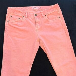 Vineyard Vines Coral Straight Leg Jeans